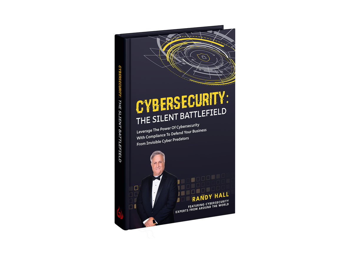 Cybersecurity: The Silent Battlefield — book cover by Randy Hall